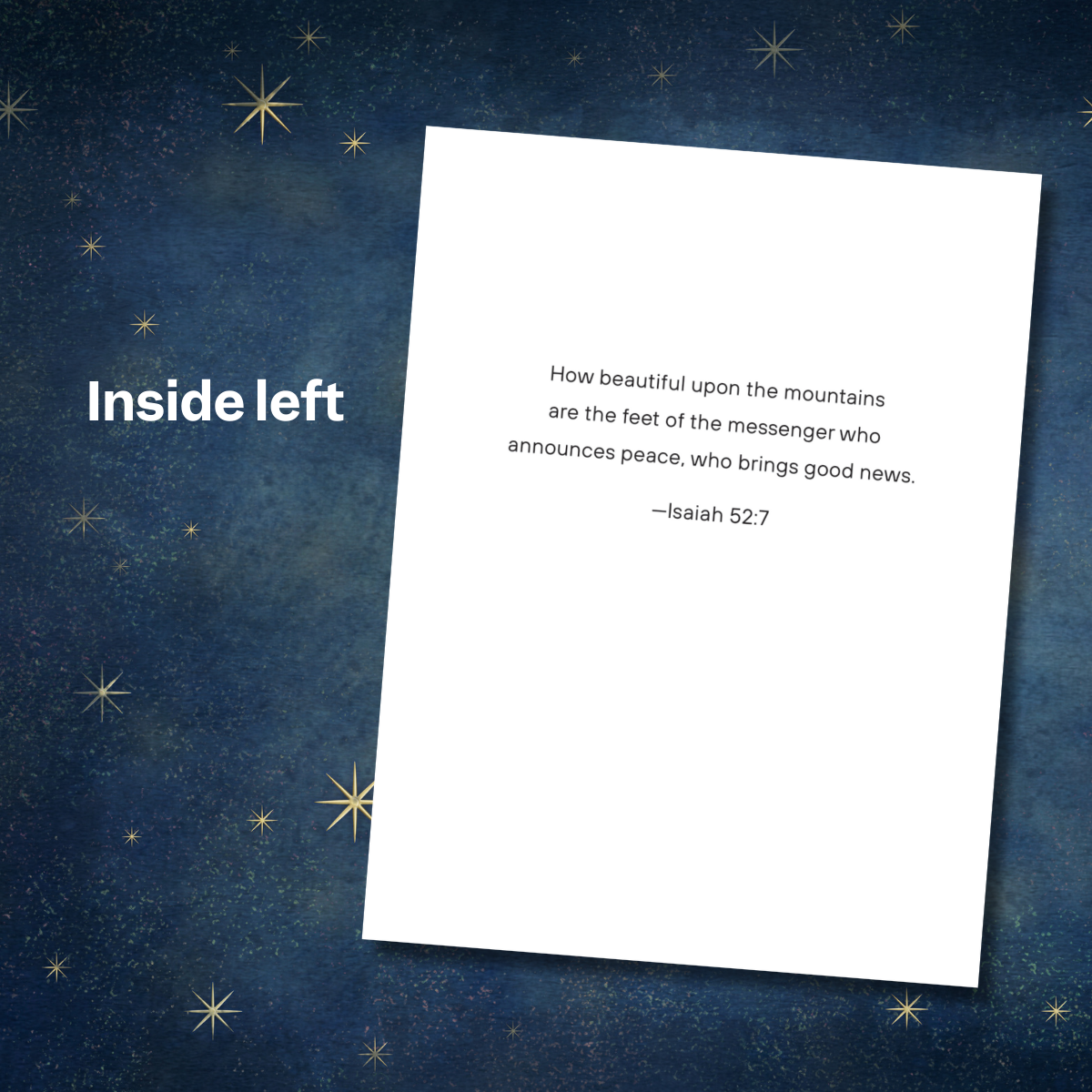 Oh Holy Night Christmas Cards (Pack of 10)