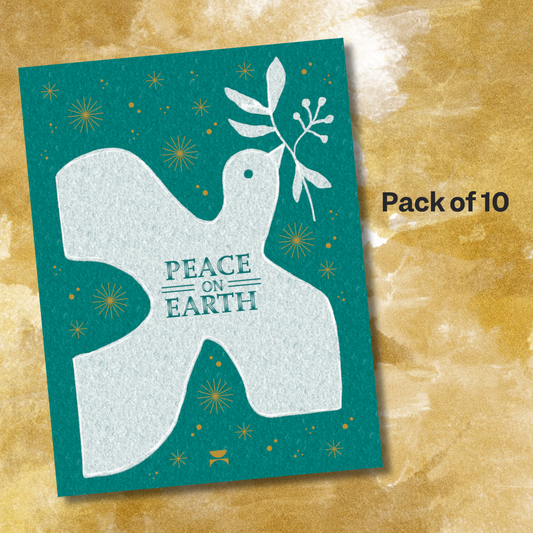 Peace on Earth Christmas Cards (Pack of 10)