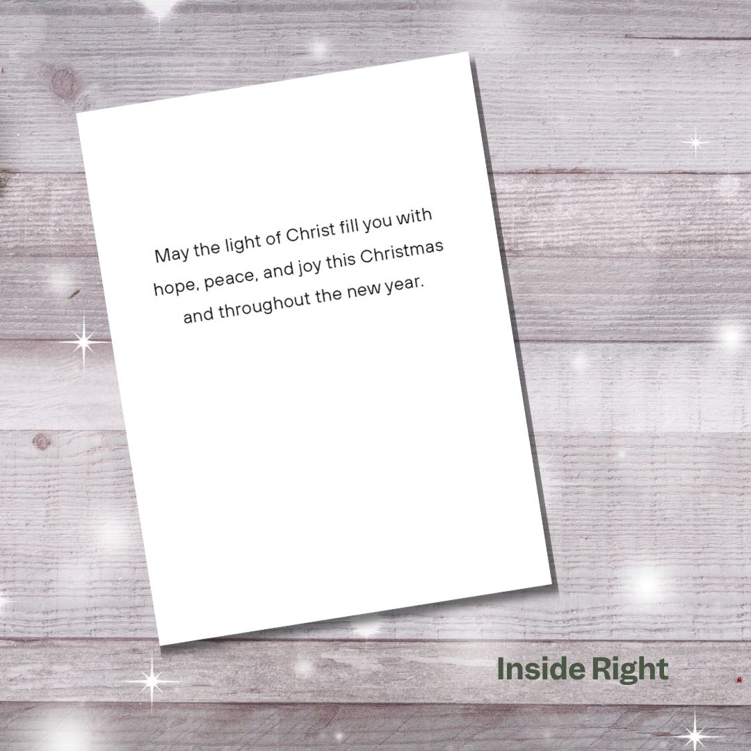NEW Light has dawned Christmas Card (Pack of 10)