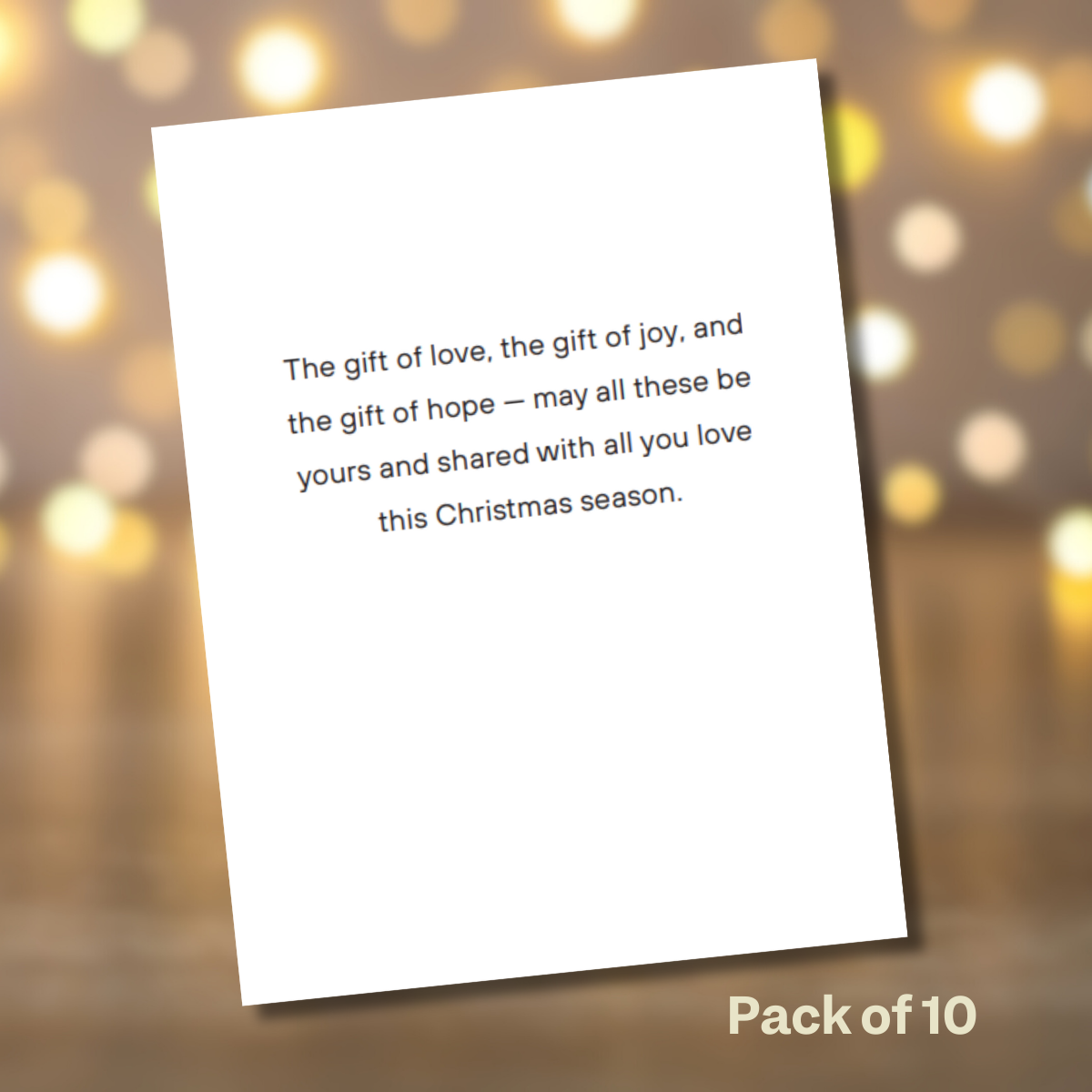 NEW Snow Globe Christmas Cards (Pack of 10)
